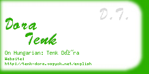 dora tenk business card